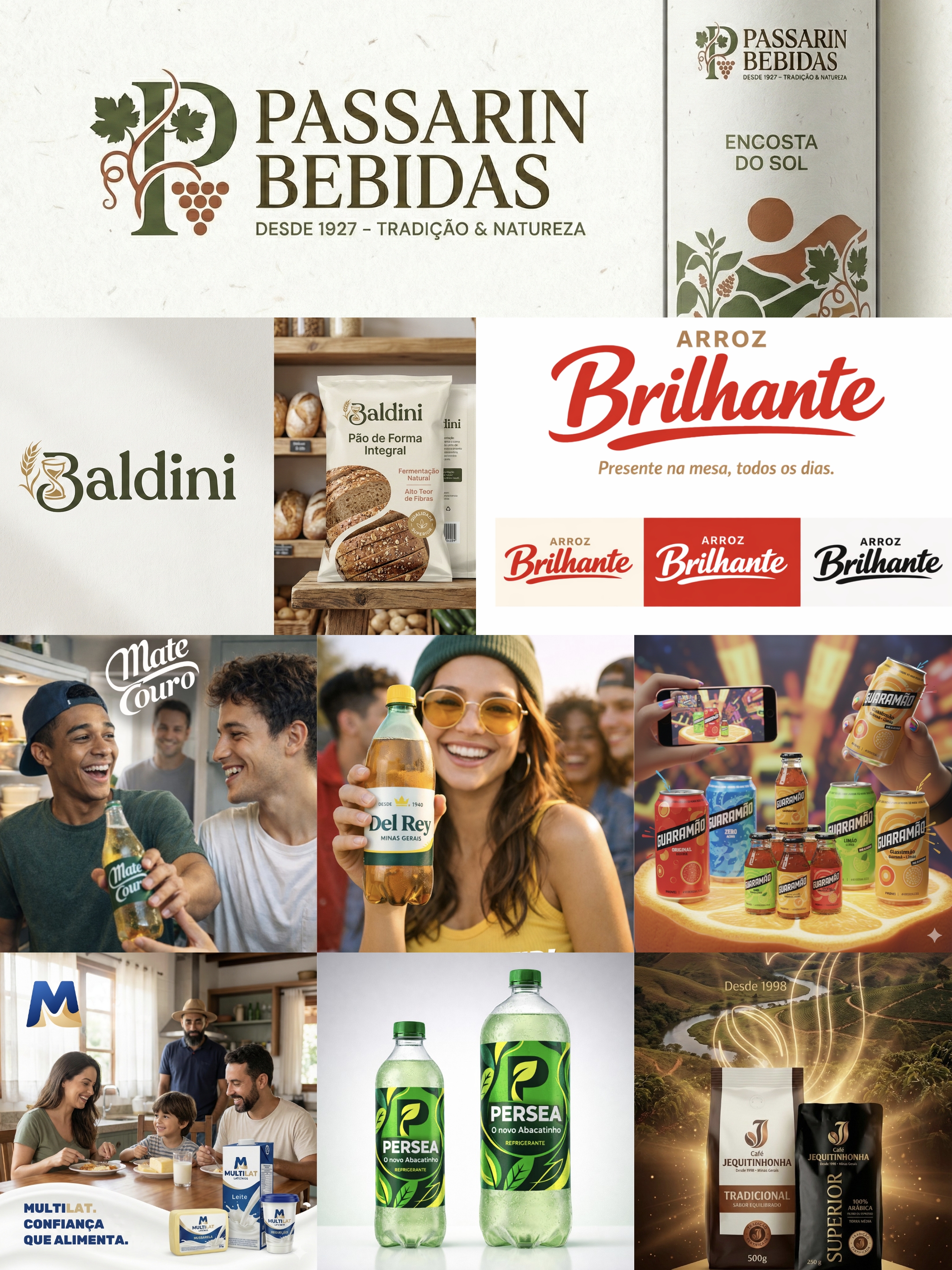 Portfolio de projetos de branding e identidade visual